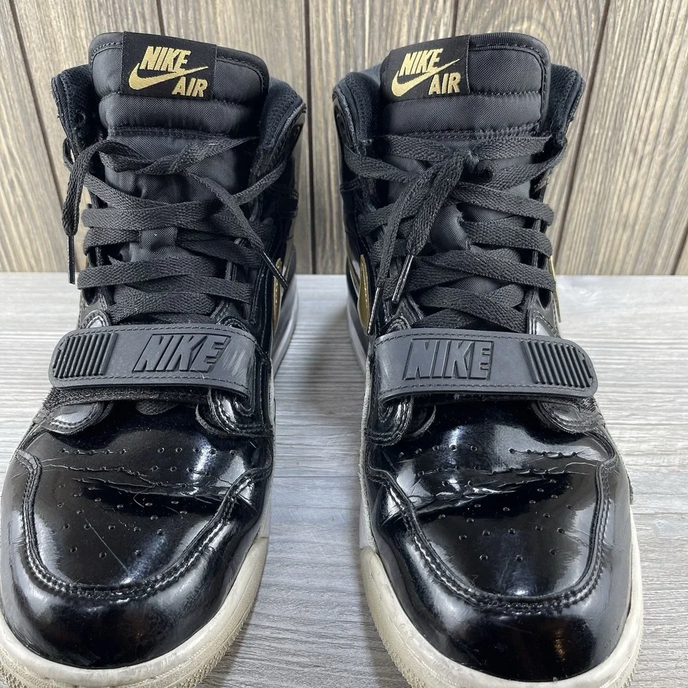 Jordan Legacy 312 Black Gold Men's Size 11 Sneakers Shoes AV3922-007